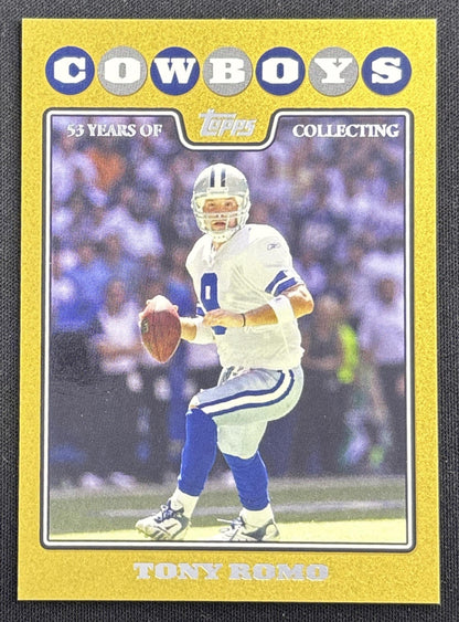 Tony Romo 2008 Topps Gold /2008 Cowboys front