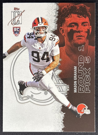 Mason Graham 2025 Topps Signature Class Rookie Browns Sports Trading Cards