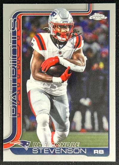 Rhamondre Stevenson 2025 Topps Chrome Patriots Default Title Sports Trading Cards