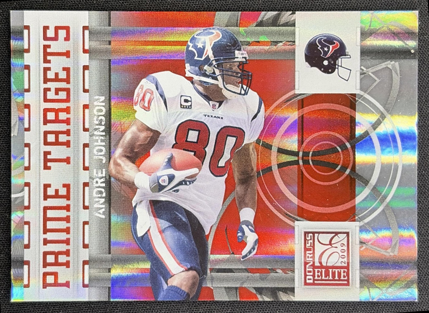Andre Johnson 2009 Panini Donruss Elite Prime Targets Red /199 Texans
