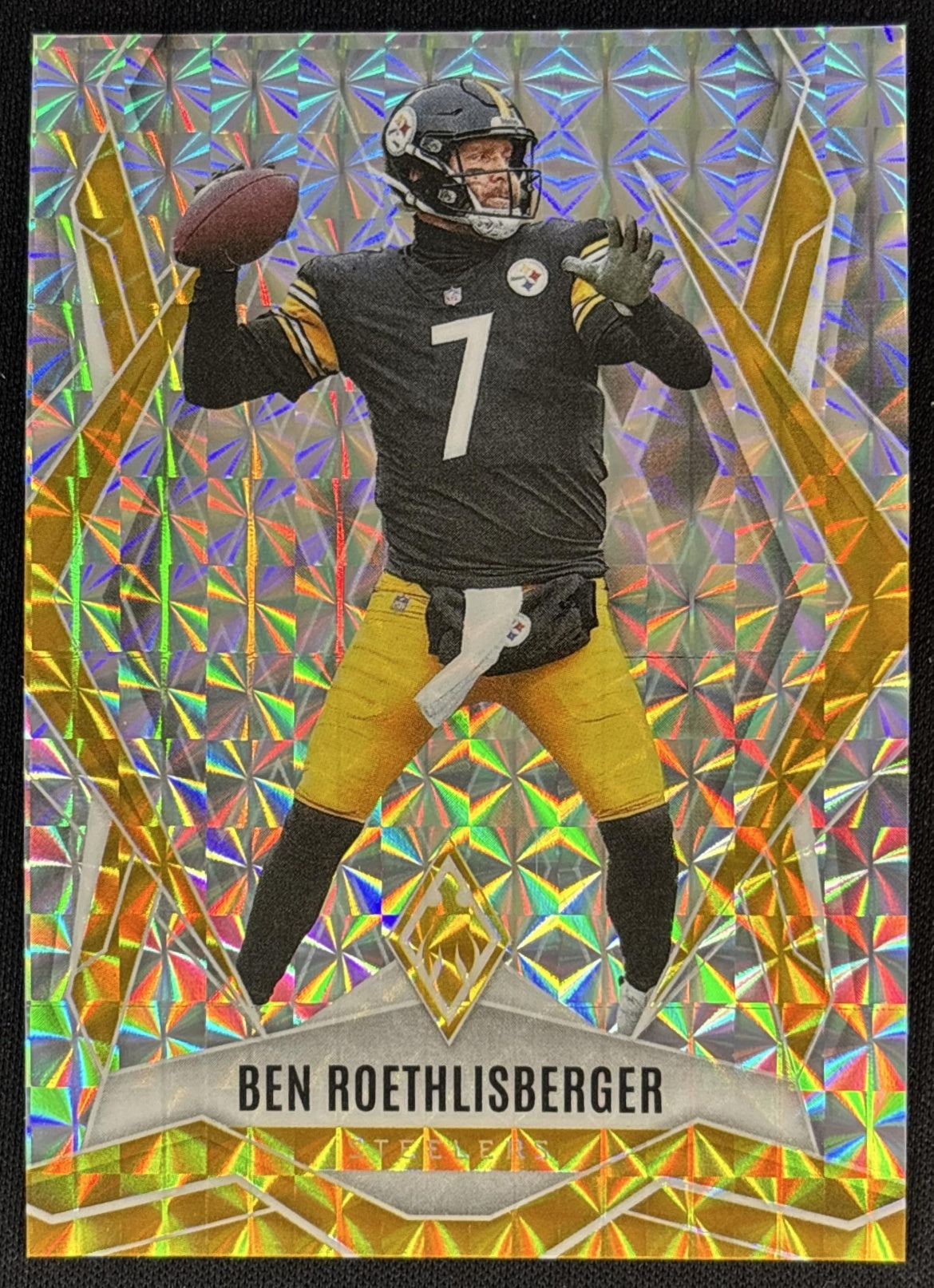 Ben Roethlisberger 2025 Panini Phoenix Silver Pyramids Prizm