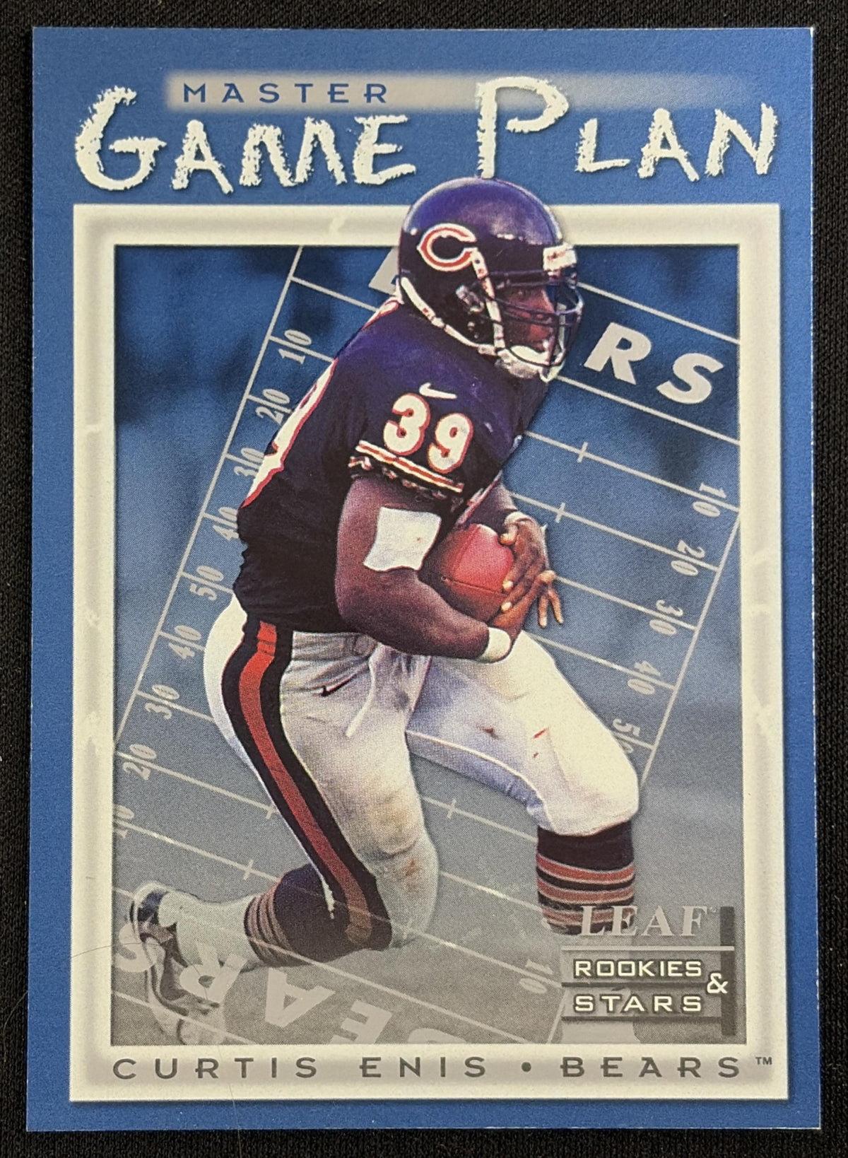 Curtis Enis 1998 Leaf Rookies & Stars Game Plan /5000 Bears - Front