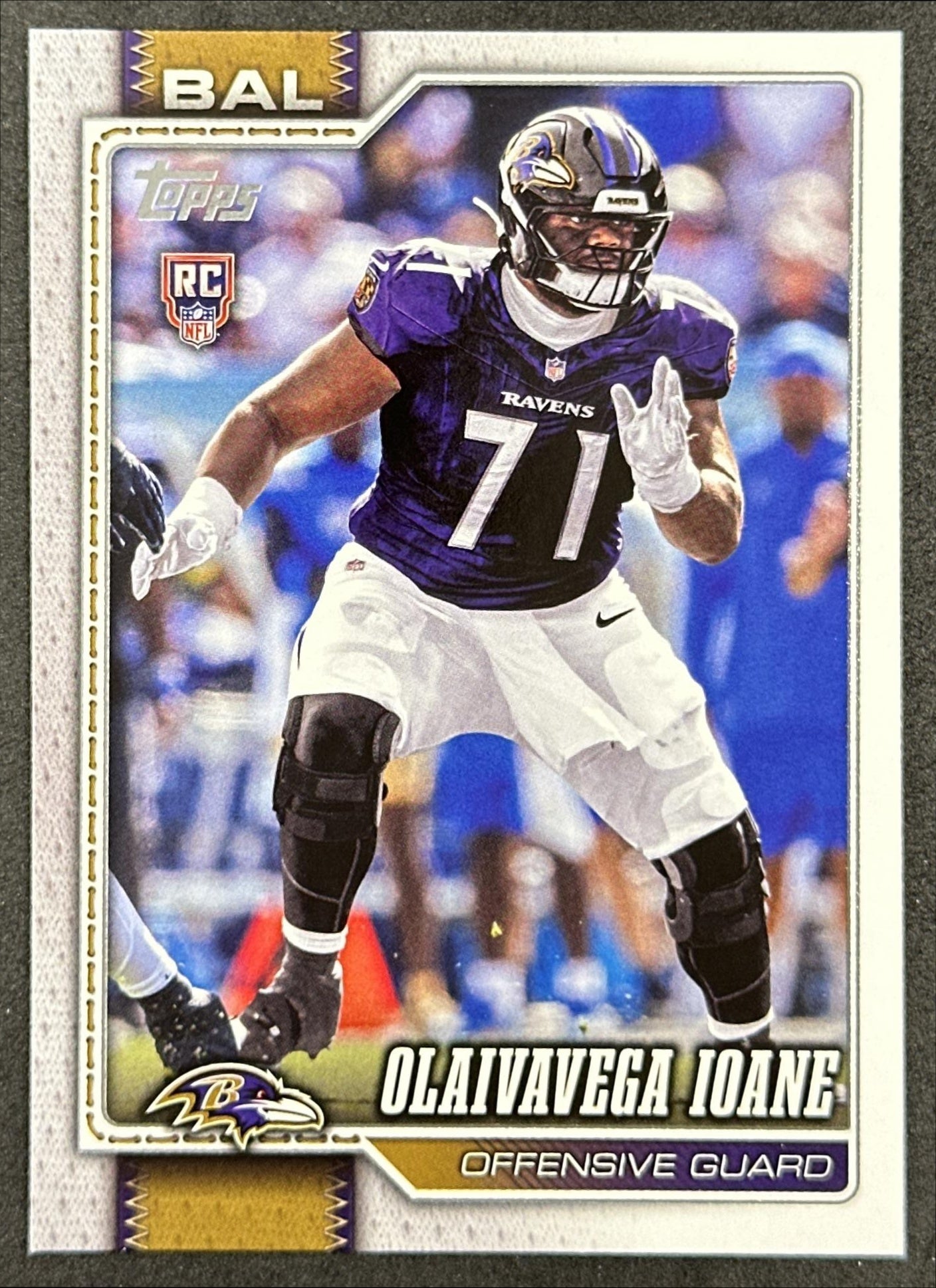 Olaivavega Ioane 2026 Topps Flagship Rookie Ravens Sports Trading Cards