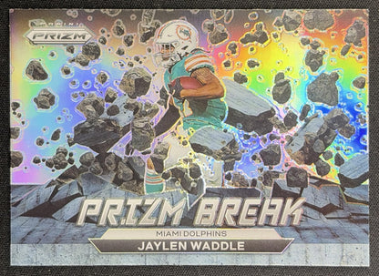 Jaylen Waddle 2022 Panini Prizm Break Silver Dolphins