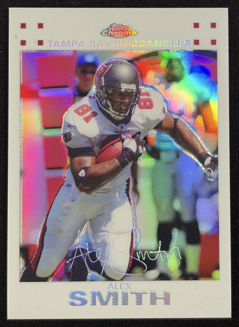 Alex Smith 2007 Topps Chrome White Refractors /869 Buccaneers