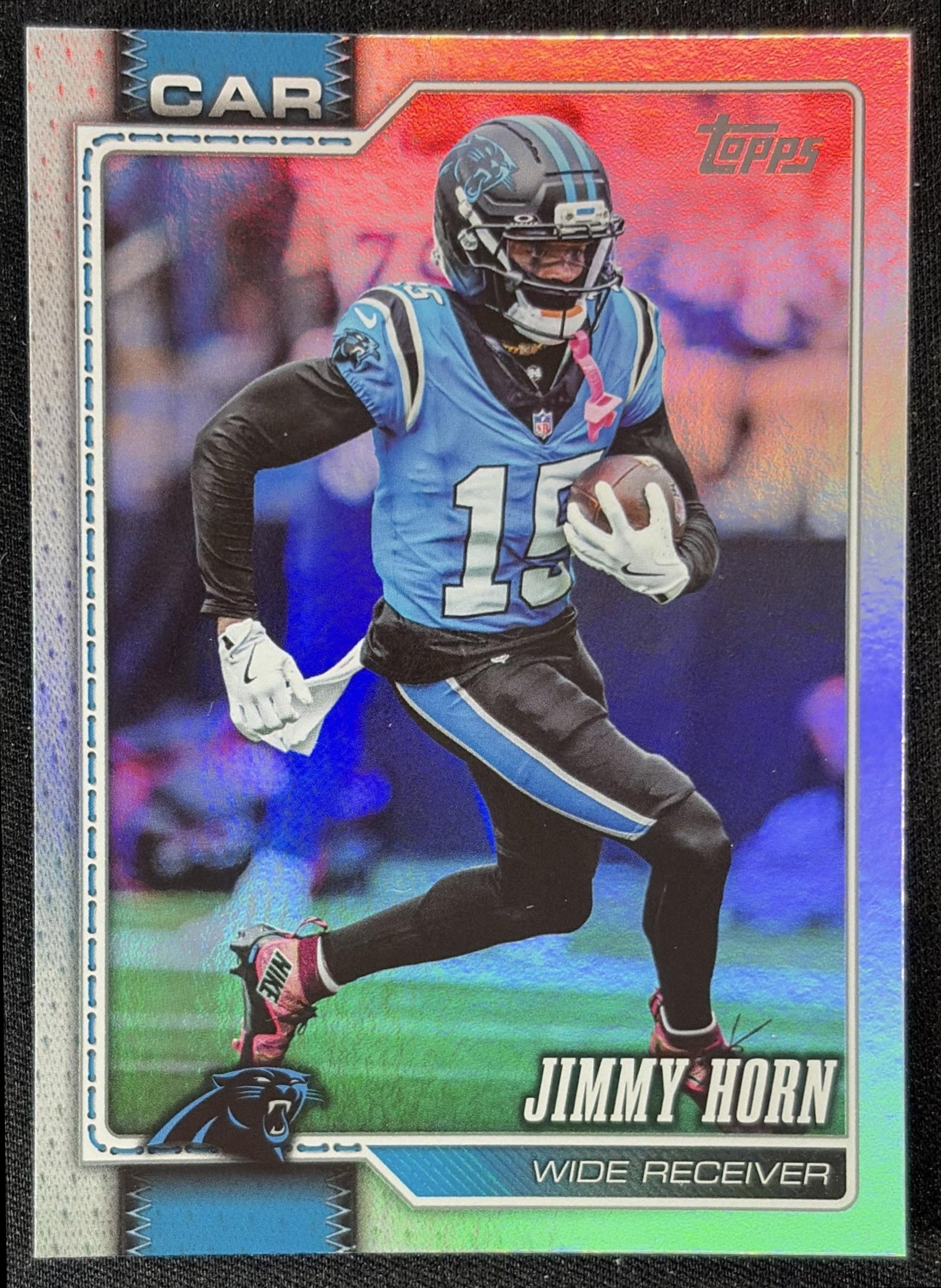 Jimmy Horn Jr. 2026 Topps Rainbow Foil Panthers
