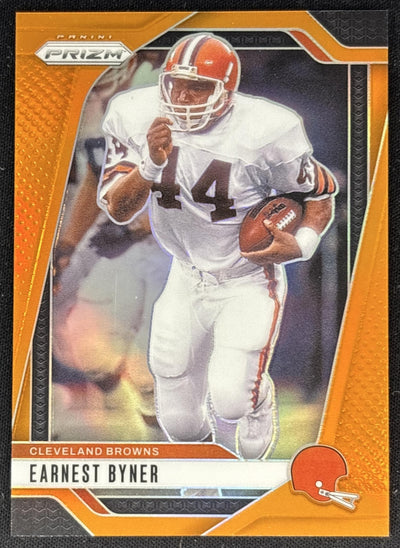 Earnest Byner 2024 Panini Prizm Orange /249 Browns Sports Trading Cards