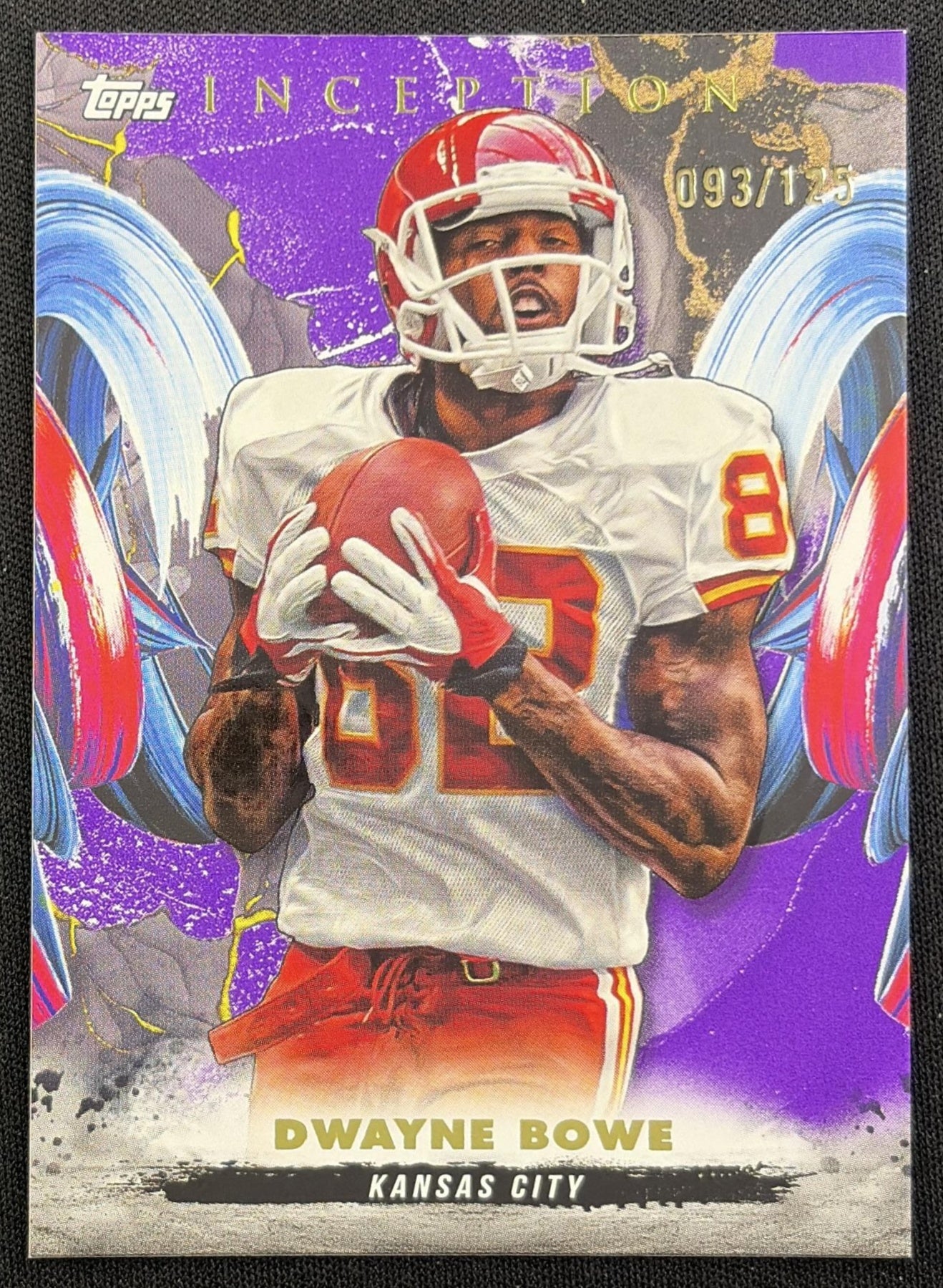 Dwayne Bowe 2024 Topps Inception Purple /125 Chiefs