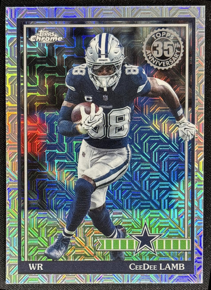 CeeDee Lamb 2026 Topps 1991 Chrome Mojo Refractor Cowboys
