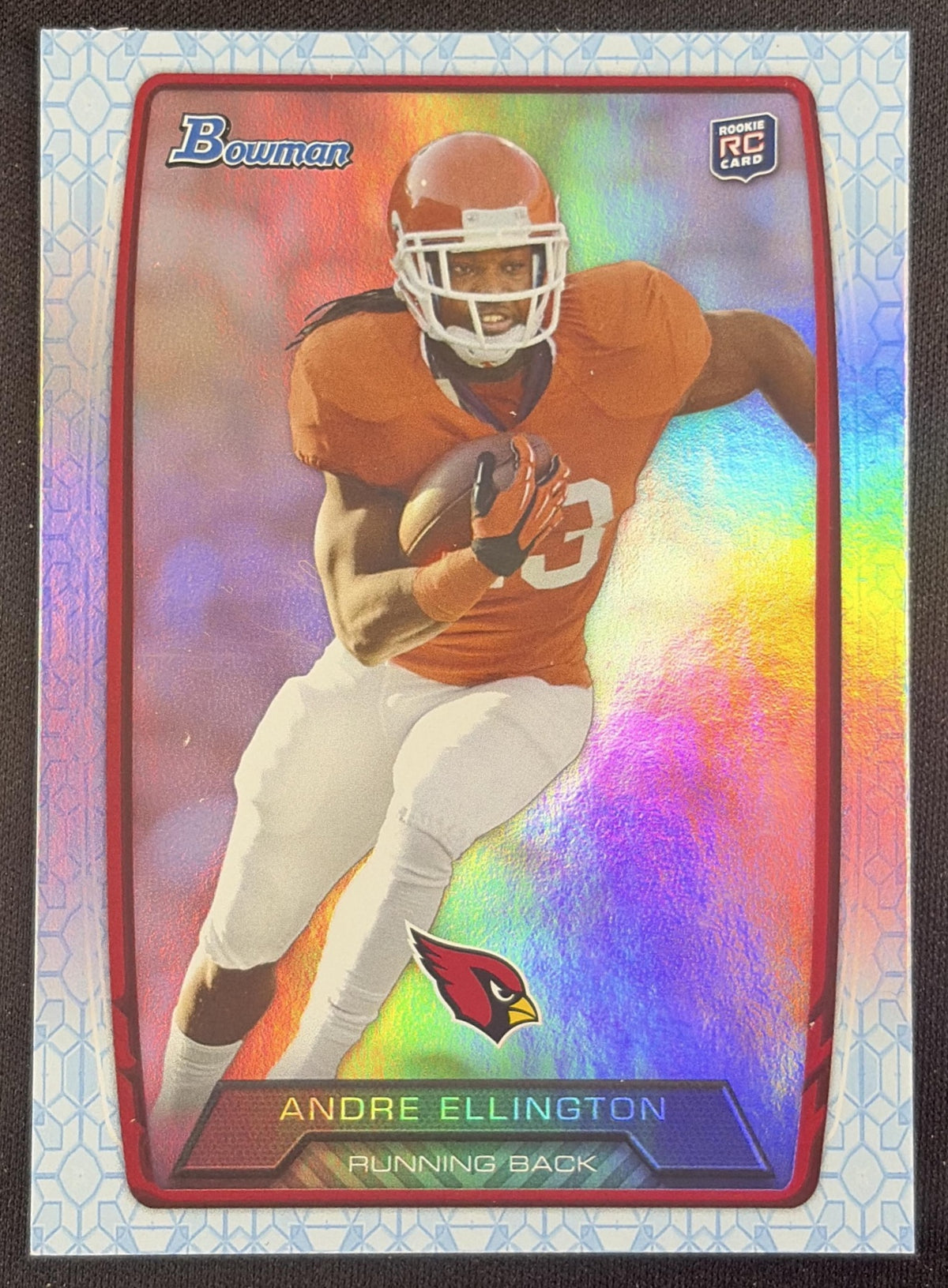 Andre Ellington 2013 Bowman Rainbow Prism /99 Cardinals Arizona Cardinals Sports Trading Card