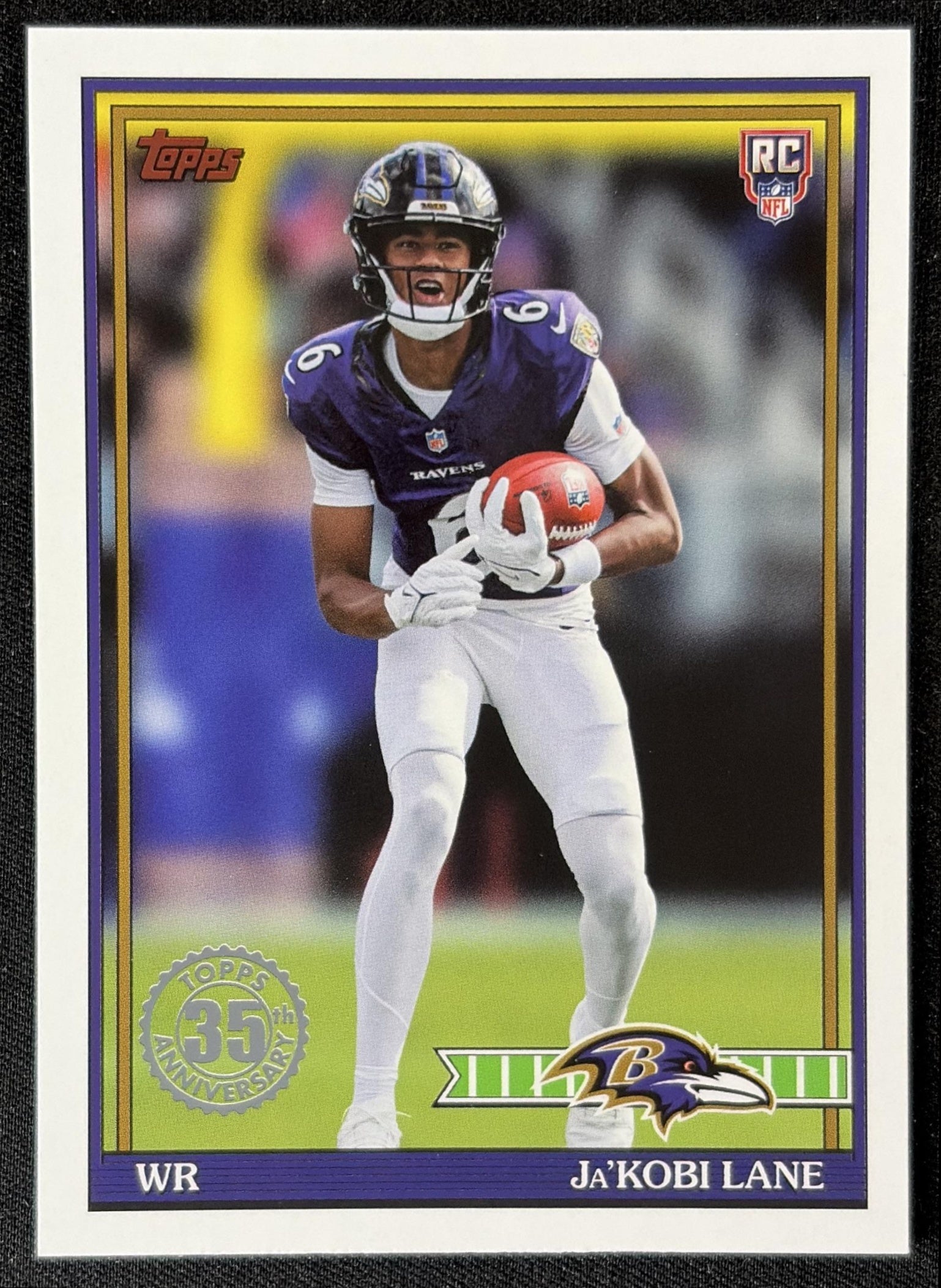 Ja'Kobi Lane 2026 Topps 1991 Rookie Ravens front