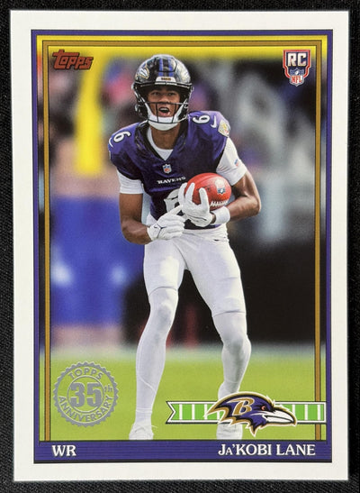 Ja'Kobi Lane 2026 Topps Flagship 1991 Rookie Ravens Football