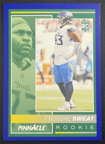 T'Vondre Sweat 2024 Panini Encore Blue /25 Titans