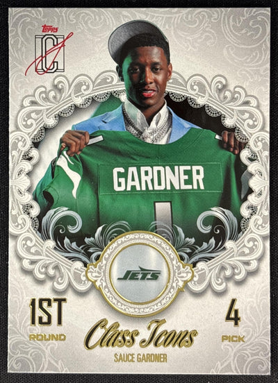 Sauce Gardner 2025 Topps Signature Class Icons Jets Sports Trading Cards