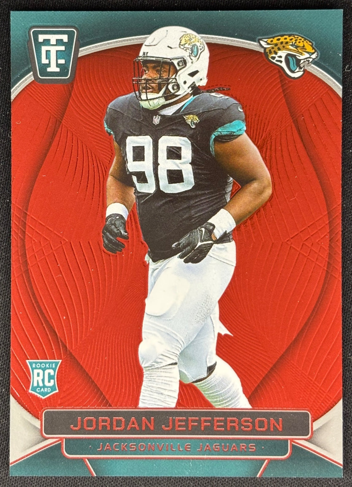 Jordan Jefferson 2024 Totally Certified Rookies Mirror Red /249 Jaguars Default Title Sports Trading Cards