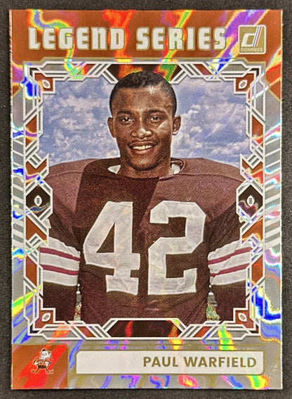 Paul Warfield 2025 Panini Donruss The Legend Series Browns Sports Trading Cards