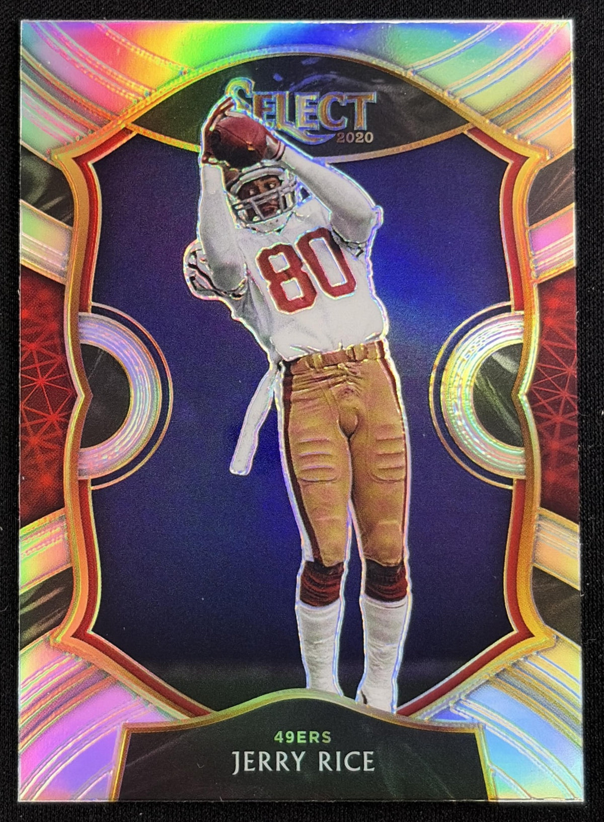 Jerry Rice 2020 Panini Select Silver Prizm 49ers - Front