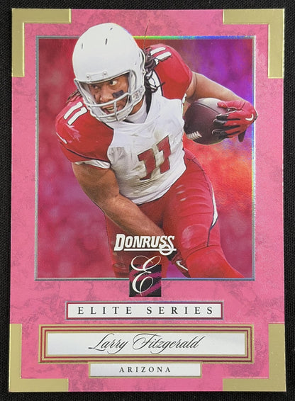 Larry Fitzgerald 2026 Panini Donruss Elite Series Pink Cardinals