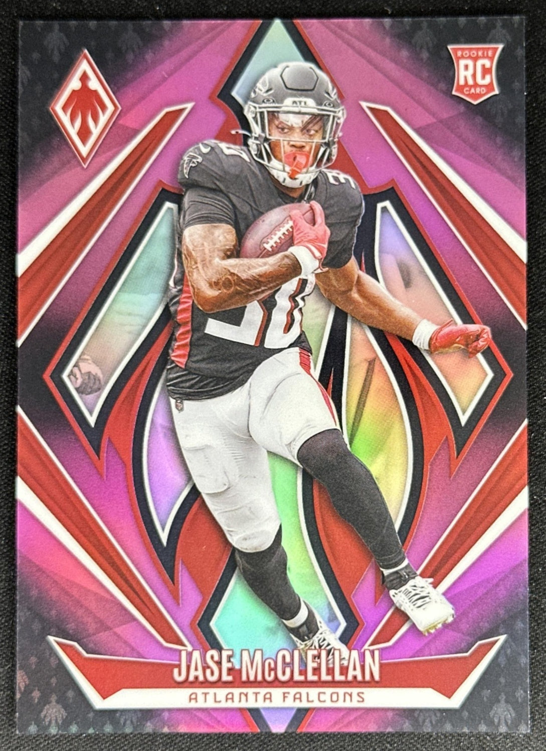 Jase McClellan 2024 Panini Phoenix Pink Fade /88 Falcons