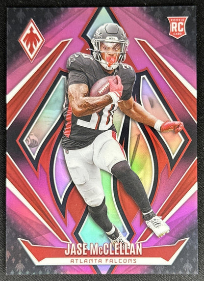 Jase McClellan 2024 Panini Phoenix Pink Fade /88 Falcons