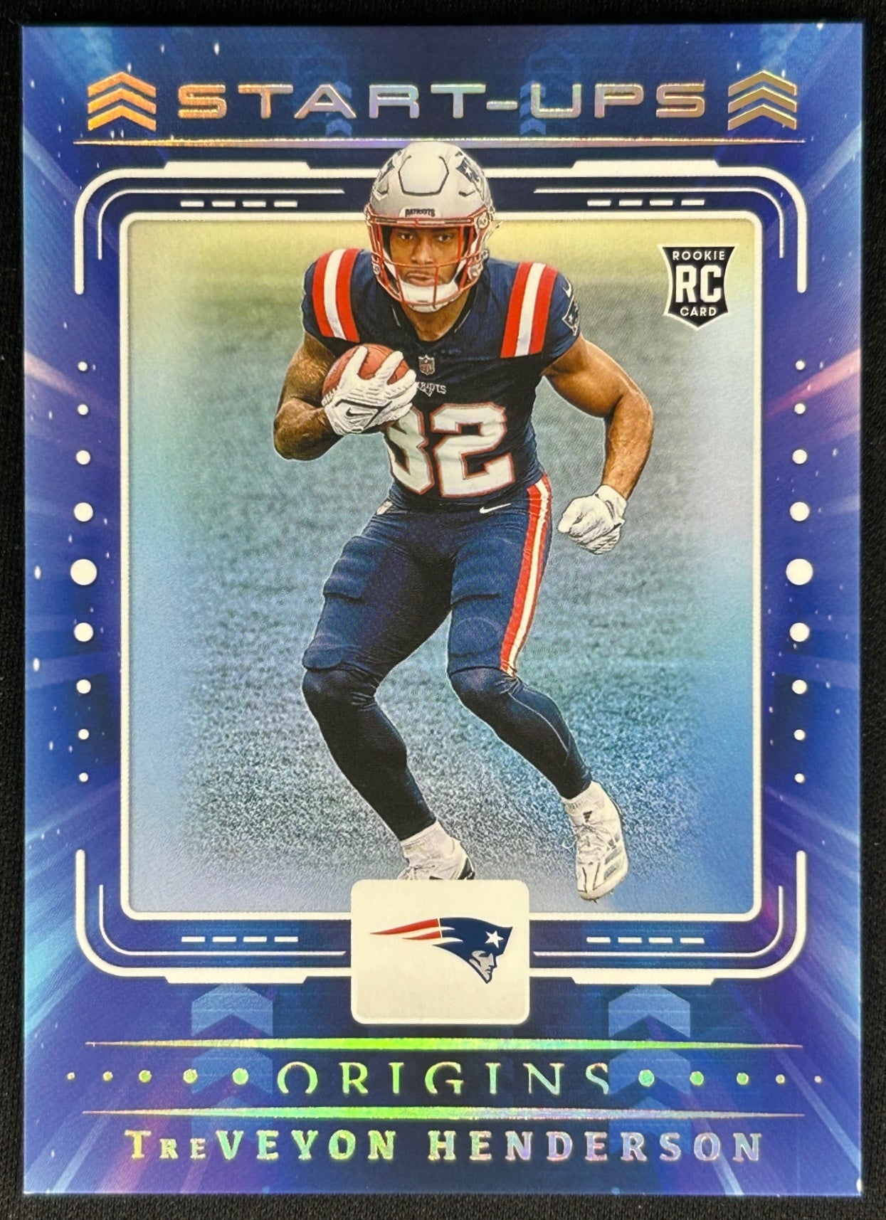 TreVeyon Henderson 2025 Origins Start-Ups Patriots Sports Trading Cards