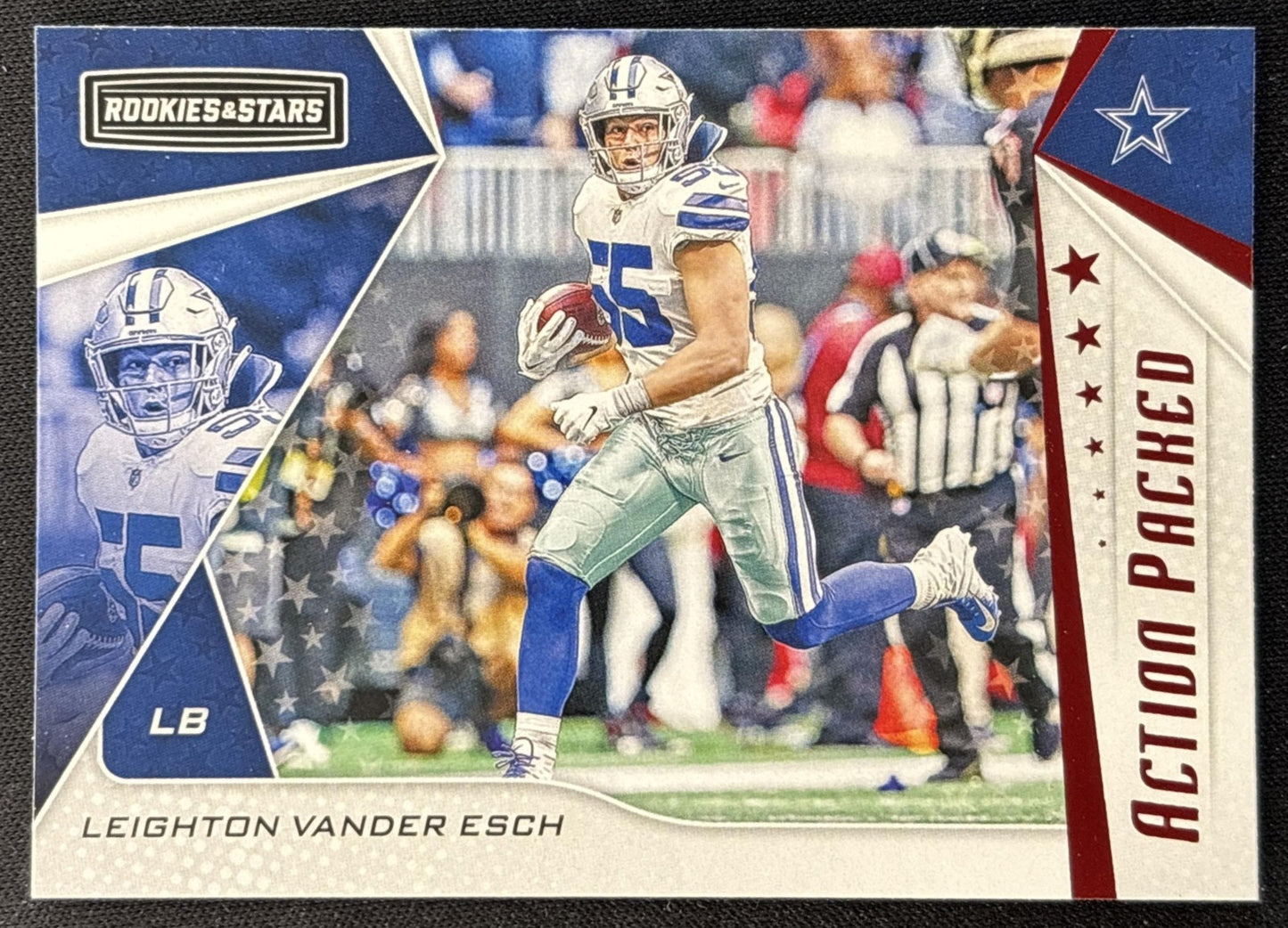 Leighton Vander Esch 2019 Panini Rookies & Stars Action Packed Cowboys