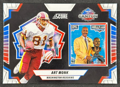 Art Monk Men Of Canton Score Washington Redskins Sports Trading Cards