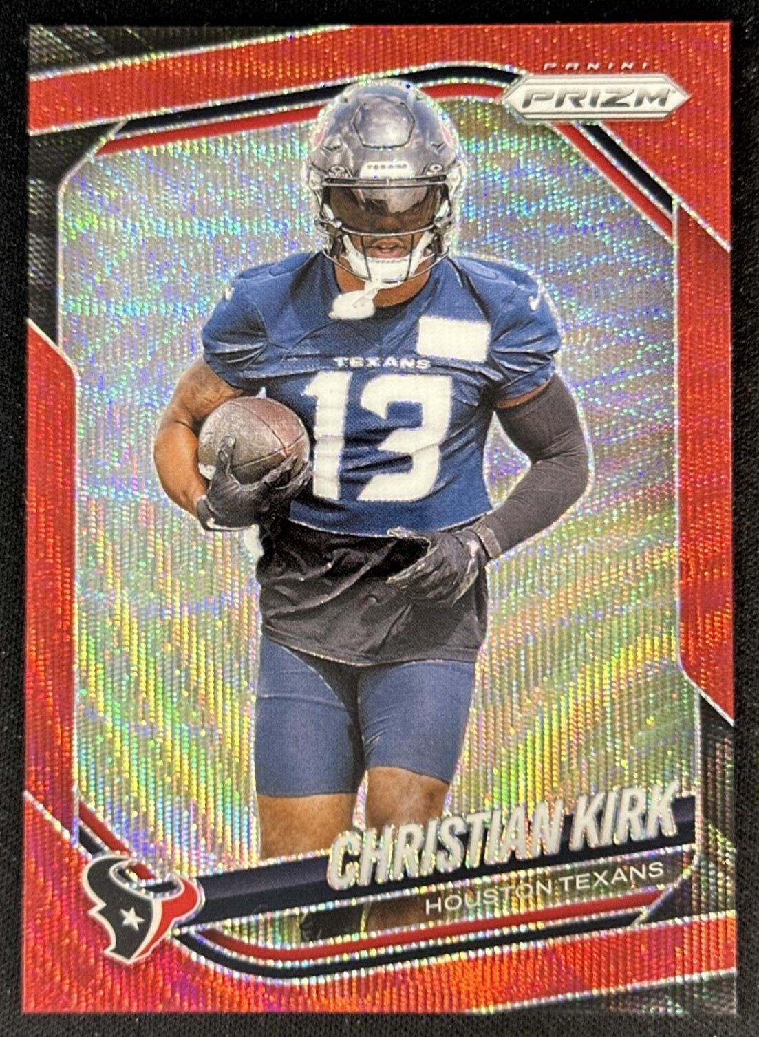 Christian Kirk 2025 Panini Prizm Red Wave /149 Texans