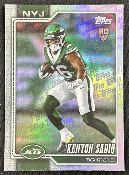 Kenyon Sadiq 2026 Topps Flagship Fanatics Foil Jets