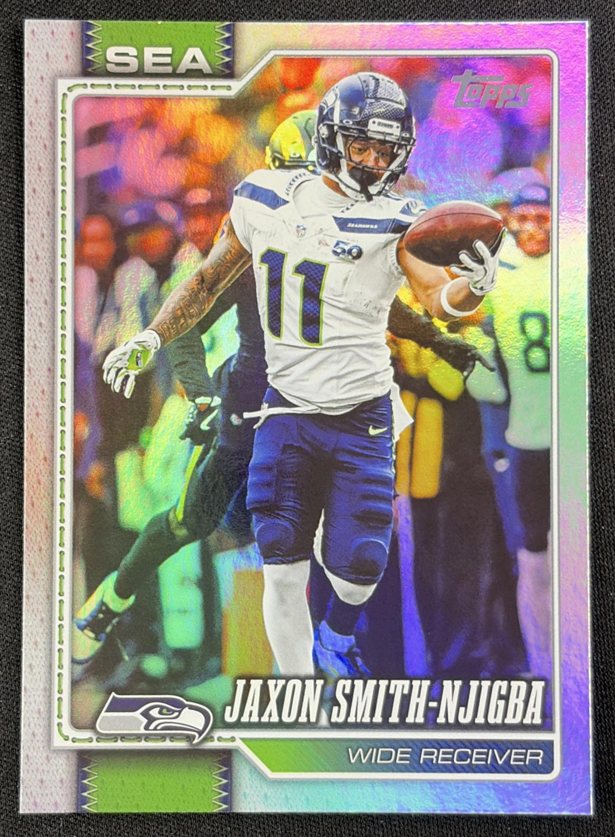 Jaxon Smith-Njigba 2026 Topps Rainbow Foil Seahawks