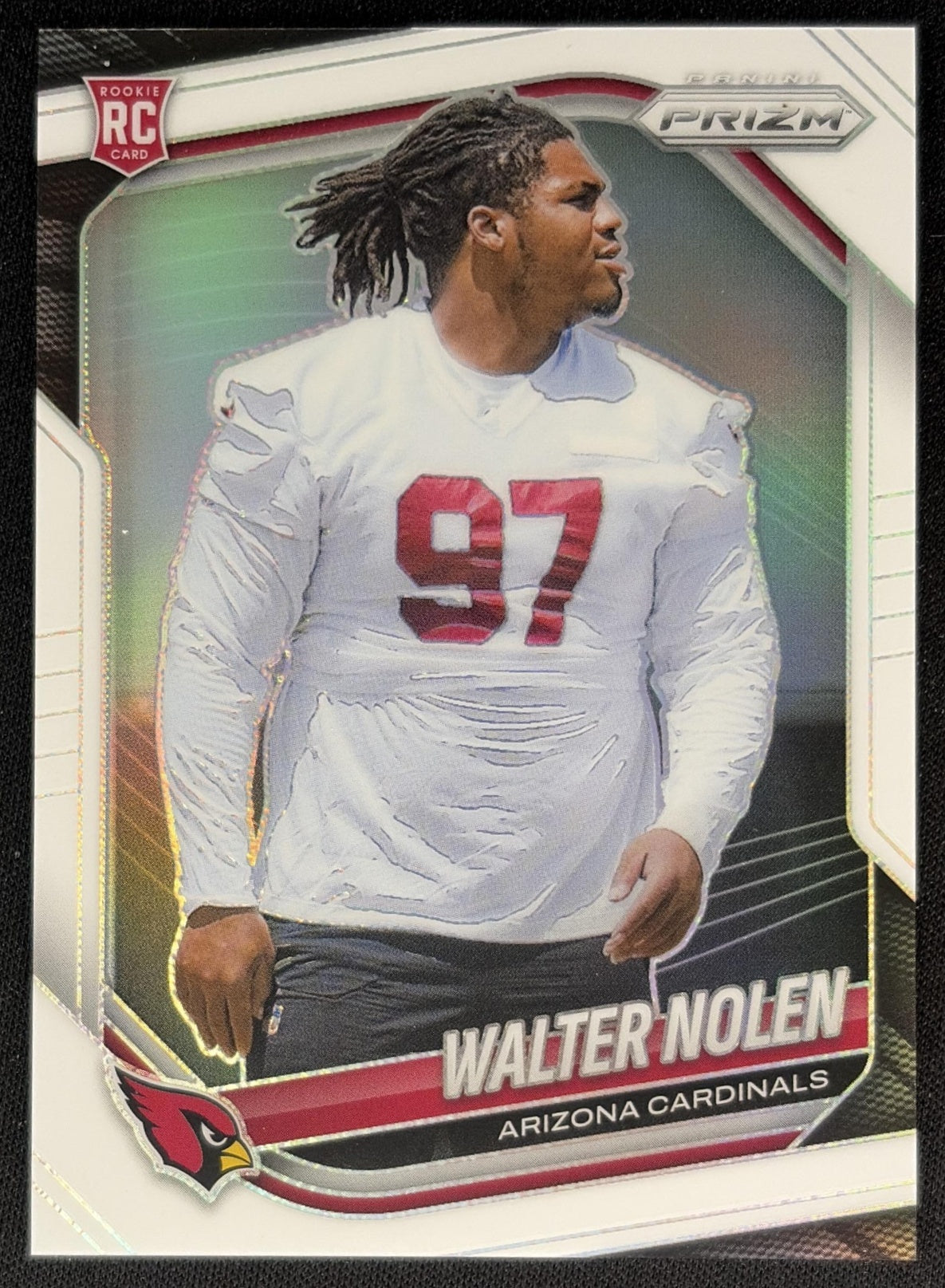 Walter Nolen 2025 Panini Prizm White /35 Cardinals Sports Trading Cards