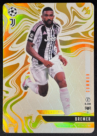 Bremer 2025 Topps Match Attax Madness UEFA Champions League Common Sports Trading Cards