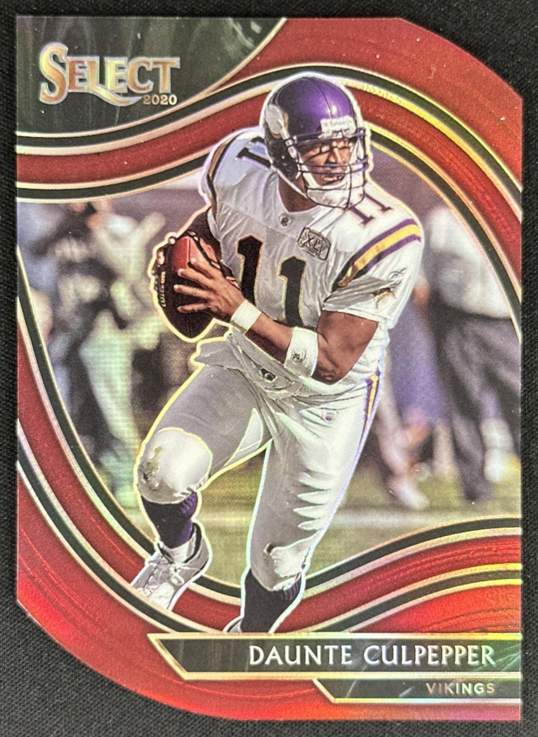 Daunte Culpepper 2020 Panini Select Red Prizm Die Cut Vikings