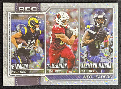 Trey McBride Puka Nacua Jaxon Smith-Njigba 2026 Topps Crackle Cardinals Rams Seahawks Sports Trading Card