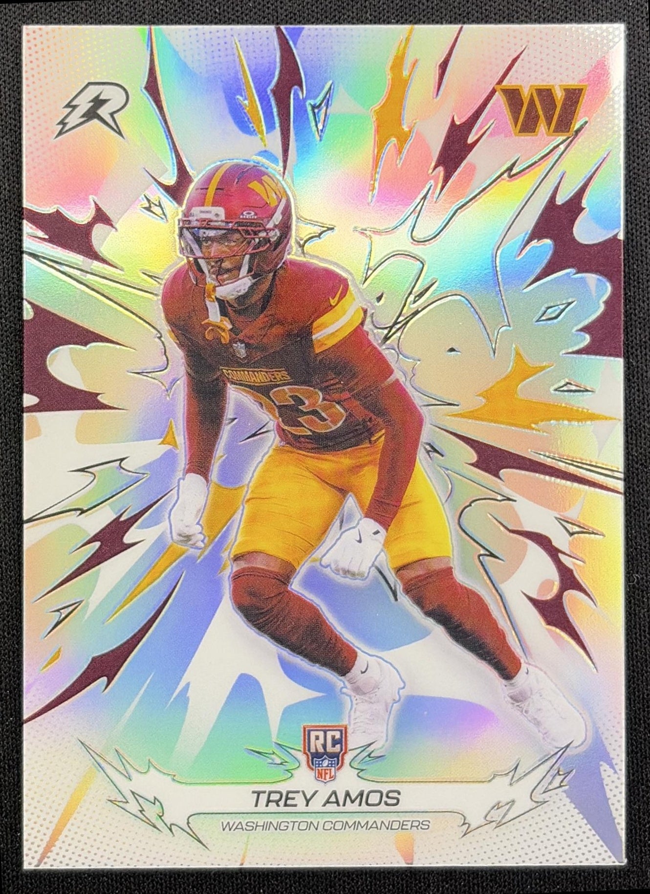 Trey Amos 2025 Topps Resurgence Refractor Commanders