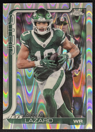 Allen Lazard 2025 Topps Chrome RayWave Refractor Jets Default Title Sports Trading Cards