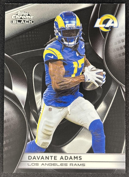 Davante Adams 2025 Topps Chrome Black Rams