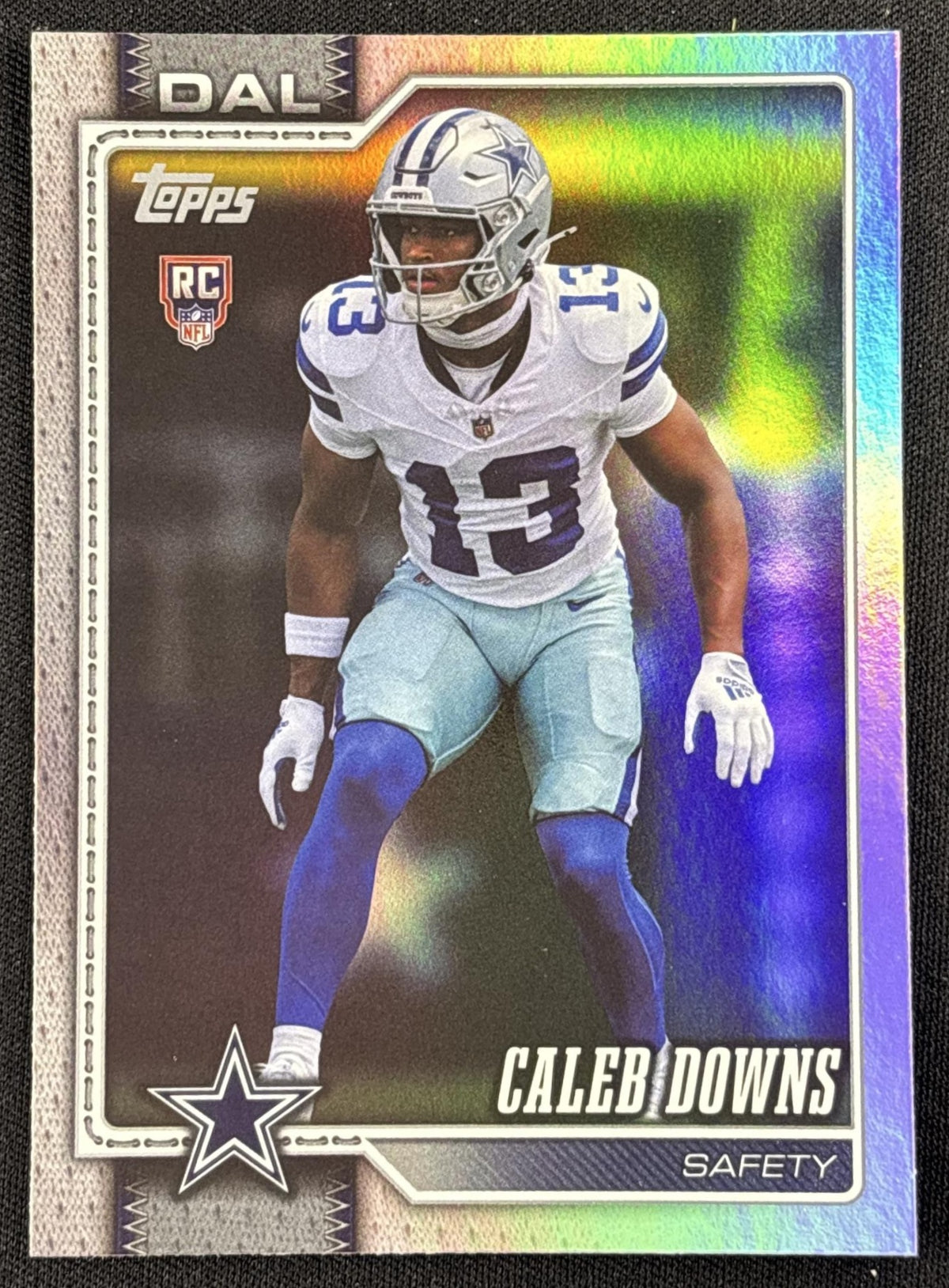 Caleb Downs 2026 Topps Rainbow Foil Cowboys