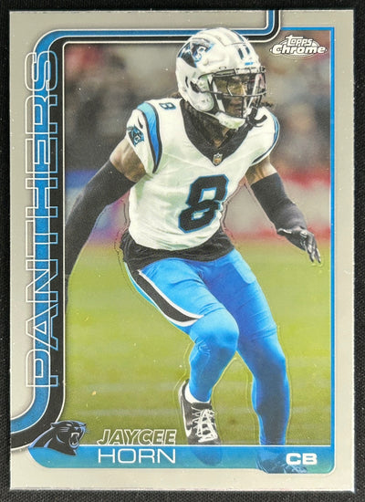 Jaycee Horn 2025 Topps Chrome Panthers Default Title Sports Trading Cards