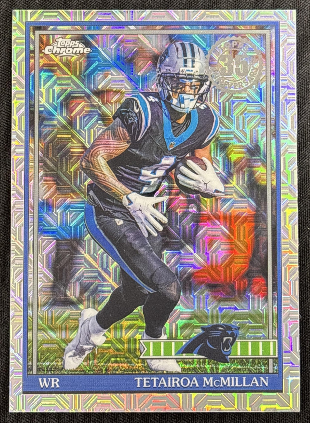 Tetairoa McMillan 2026 Topps 1991 Chrome Mojo Refractor Panthers