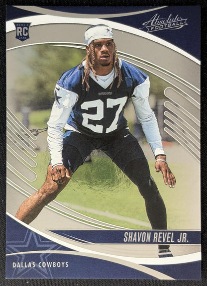 Shavon Revel Jr. 2025 Panini Absolute Rookies Cowboys Sports Trading Cards