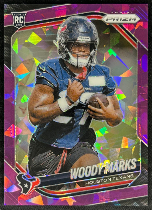 Woody Marks 2025 Prizm Purple Ice /225 Texans Default Title Sports Trading Cards