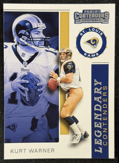 Kurt Warner 2019 Panini Contenders Legendary Rams