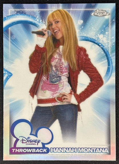 Hannah Montana 2026 Topps Chrome Disney Channel Movie Front