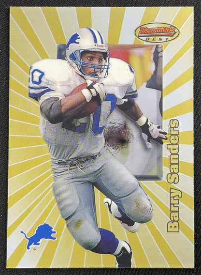Barry Sanders 1998 Bowman's Best Lions Sports Trading Card