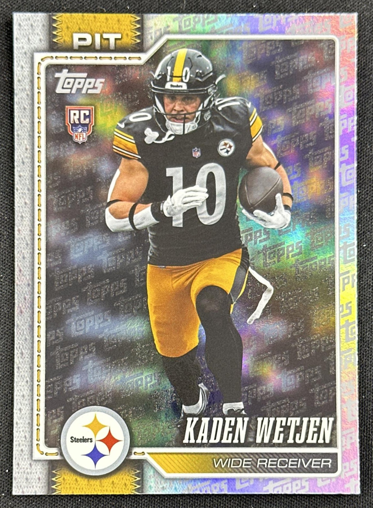 Kaden Wetjen 2026 Topps Flagship Fanatics Foil Steelers