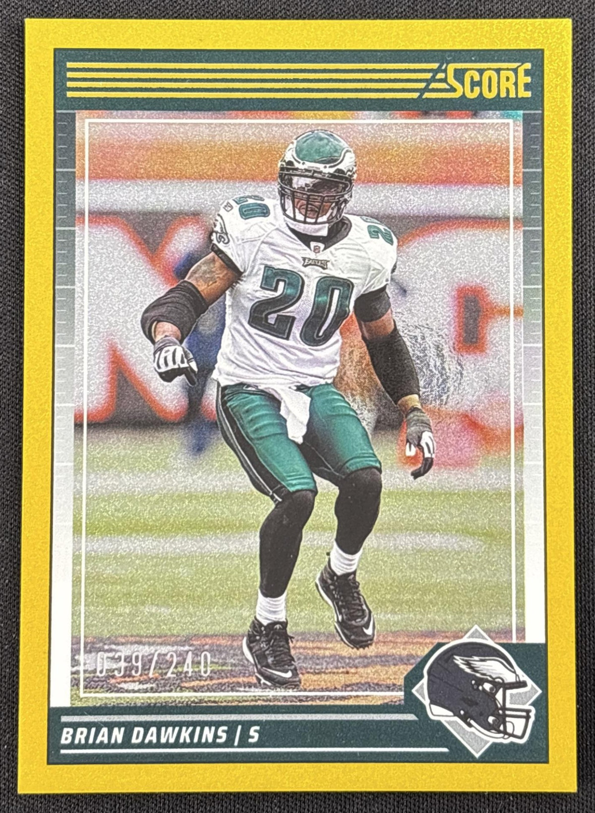 Brian Dawkins 2024 Panini Score Dots Gold /240 Eagles