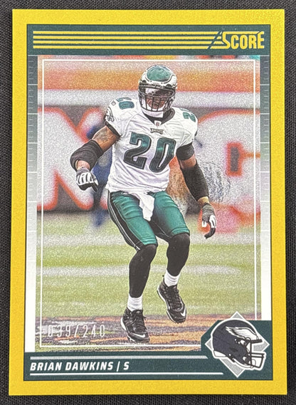 Brian Dawkins 2024 Panini Score Dots Gold /240 Eagles