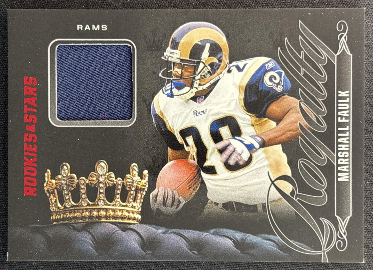 Marshall Faulk 2025 Panini Rookies & Stars Royalty Preferred Rams