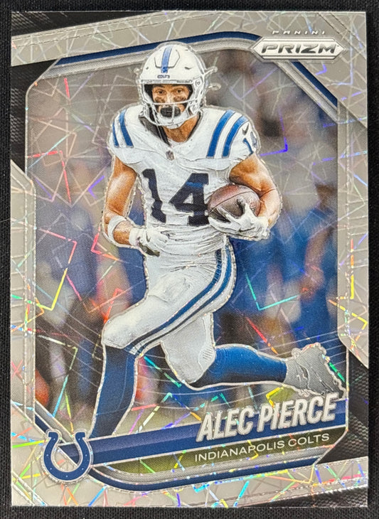 Alec Pierce 2025 Prizm Lazer Prizms Colts - Front